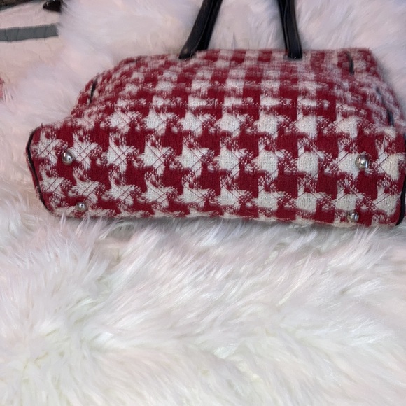 VERA BRADLEY Houndstooth design purse/tote - Picture 8 of 14